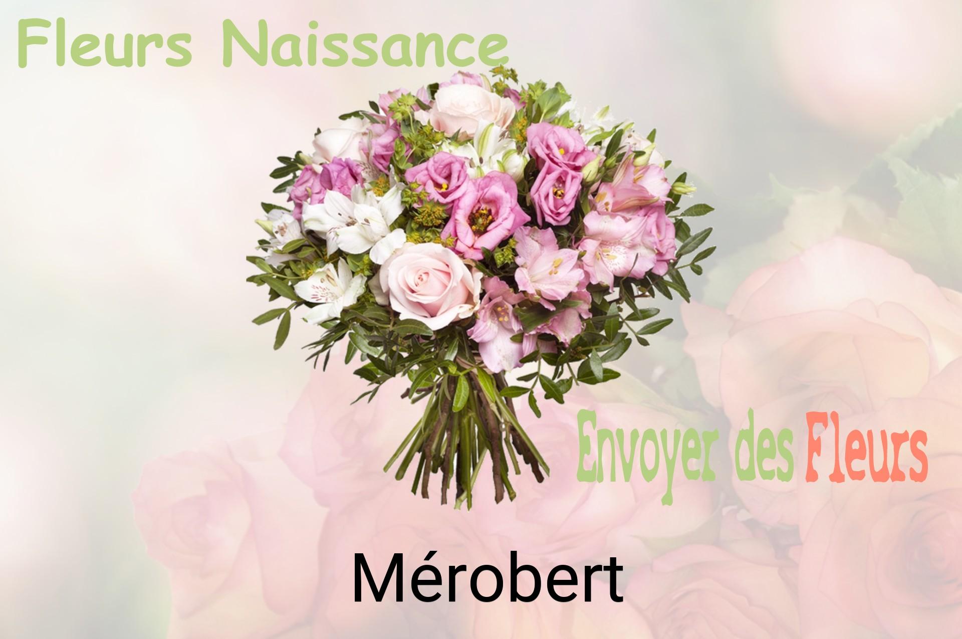 Bouquet de fleurs de naissance livré à Mérobert